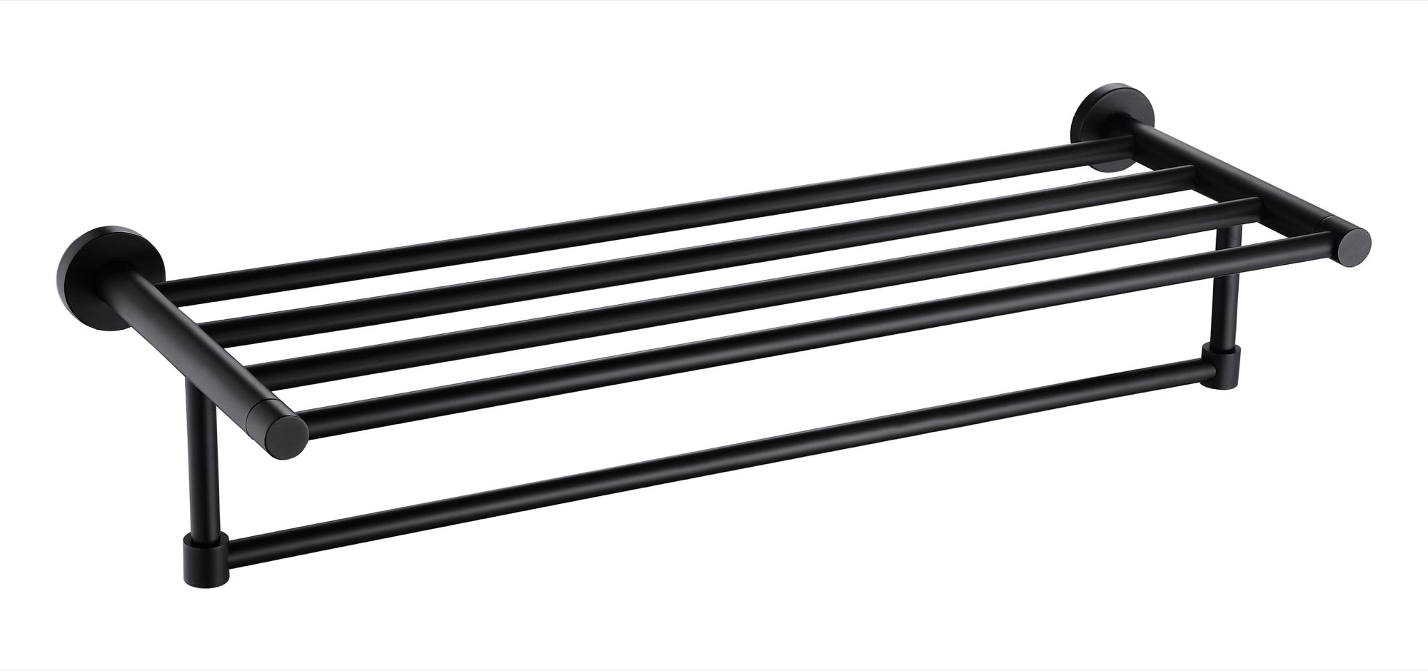 Aldbourne Towel shelf - Matt Black (RA8049)